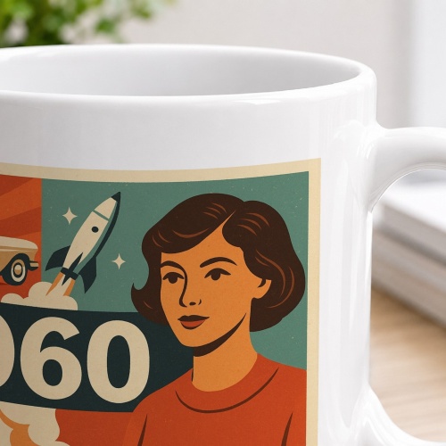Tasse »1960 Retro-Design«