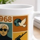 Tasse »1968 Pop-Art Kult & Frieden«