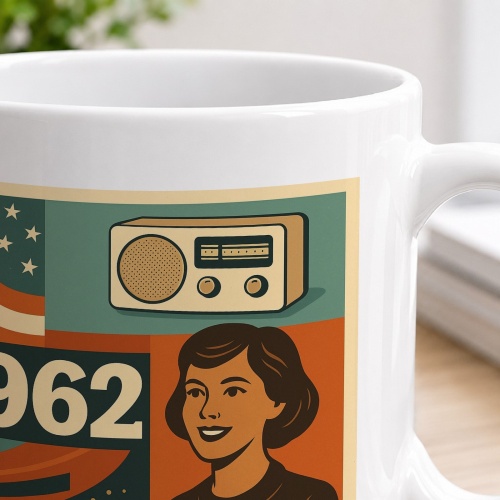 Tasse »Jahrgang 1962 – Retro Design«