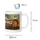 Tasse »Jahrgang 1962 – Retro Design«