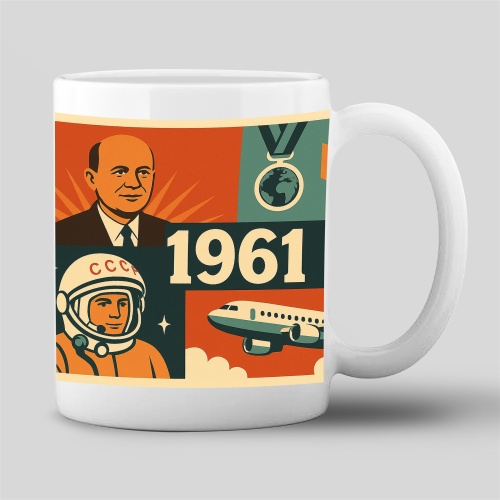 Tasse »Jahr 1961 – Raumfahrt &...
