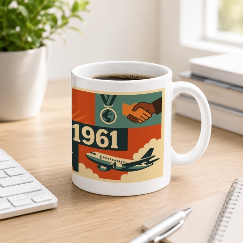 Tasse »Jahr 1961 – Raumfahrt &...