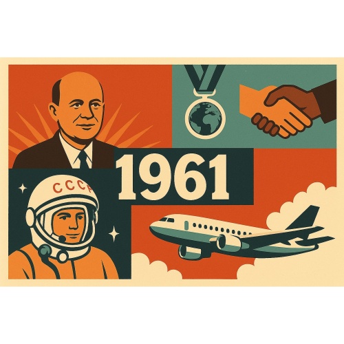 Tasse »Jahr 1961 – Raumfahrt & Abenteuer«