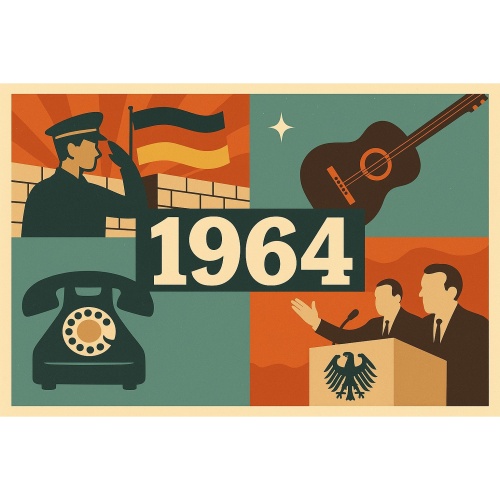 Tasse »1964 – Zeitgeschichte & Deutschland«