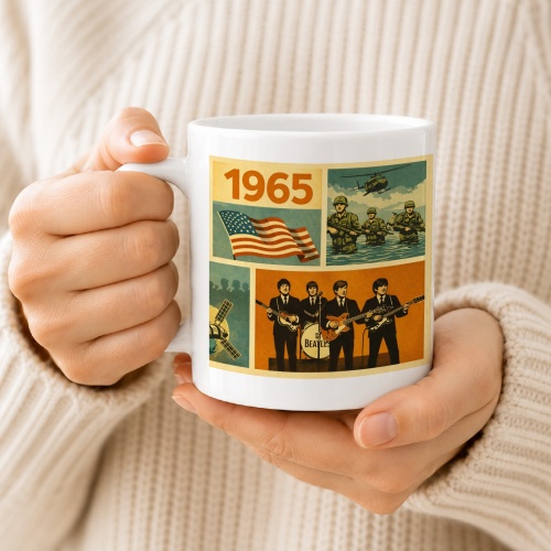 Tasse »1965 – Popkultur & Zeitgeschichte«