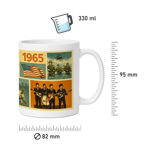 Tasse »1965 – Popkultur & Zeitgeschichte«