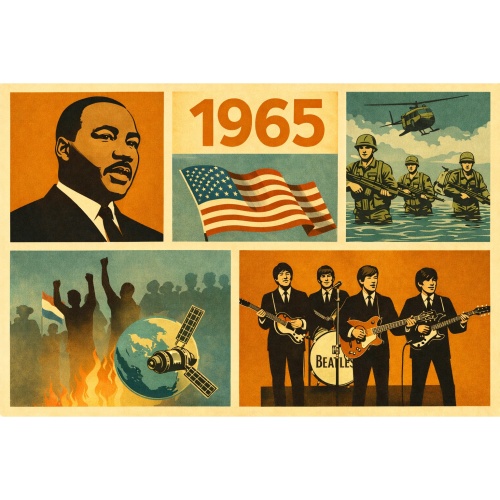 Tasse »1965 – Popkultur & Zeitgeschichte«