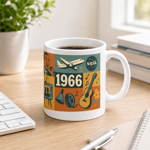 Tasse »1966 Retro Motiv«