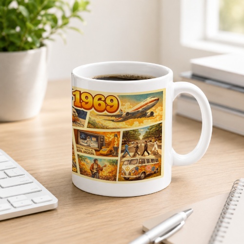 Tasse »1969 Retro-Highlights«