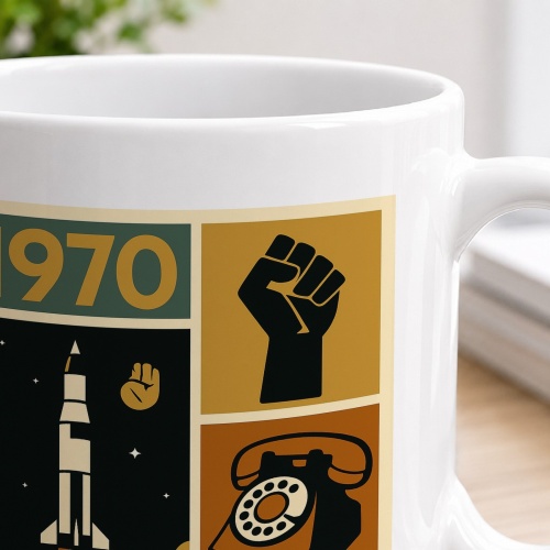 Tasse »1970 Retro-Design«