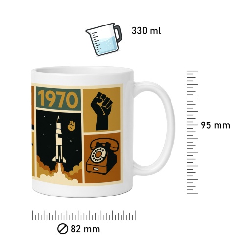 Tasse »1970 Retro-Design«