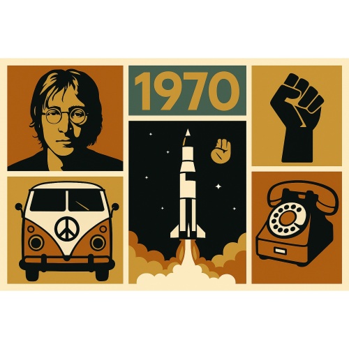 Tasse »1970 Retro-Design«