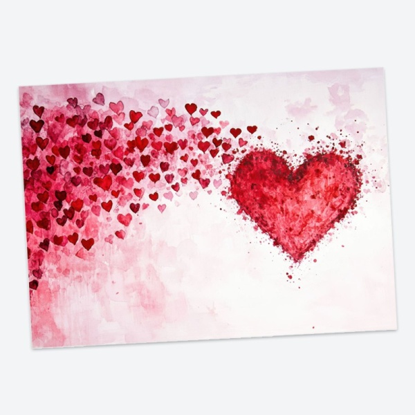 ✔️ mit Grußkarte "Herzen"